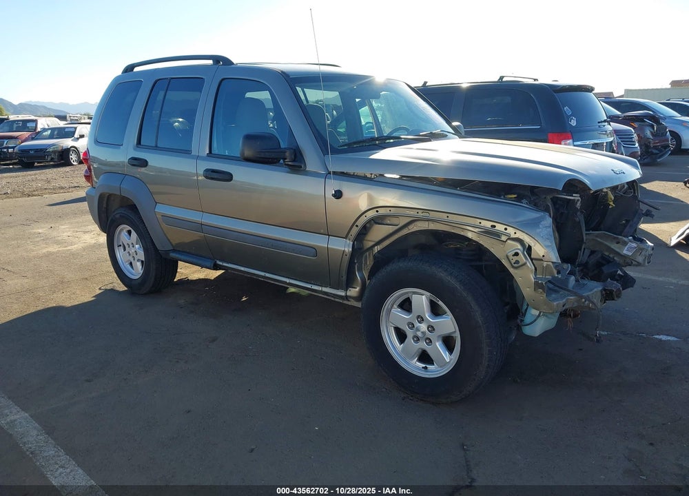 2005 JEEP LIBERTY SPORT VIN: 1J4GK48K25W704267