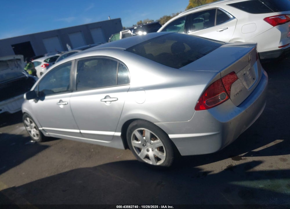 2007 HONDA CIVIC LX VIN: 2HGFA16507H303948