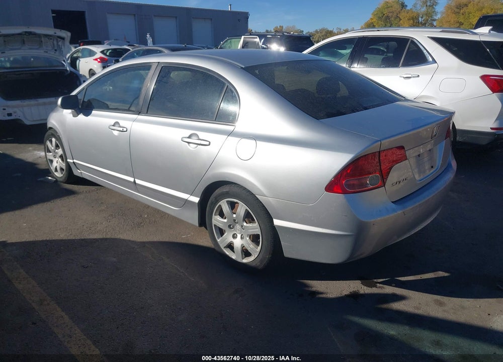2007 HONDA CIVIC LX VIN: 2HGFA16507H303948