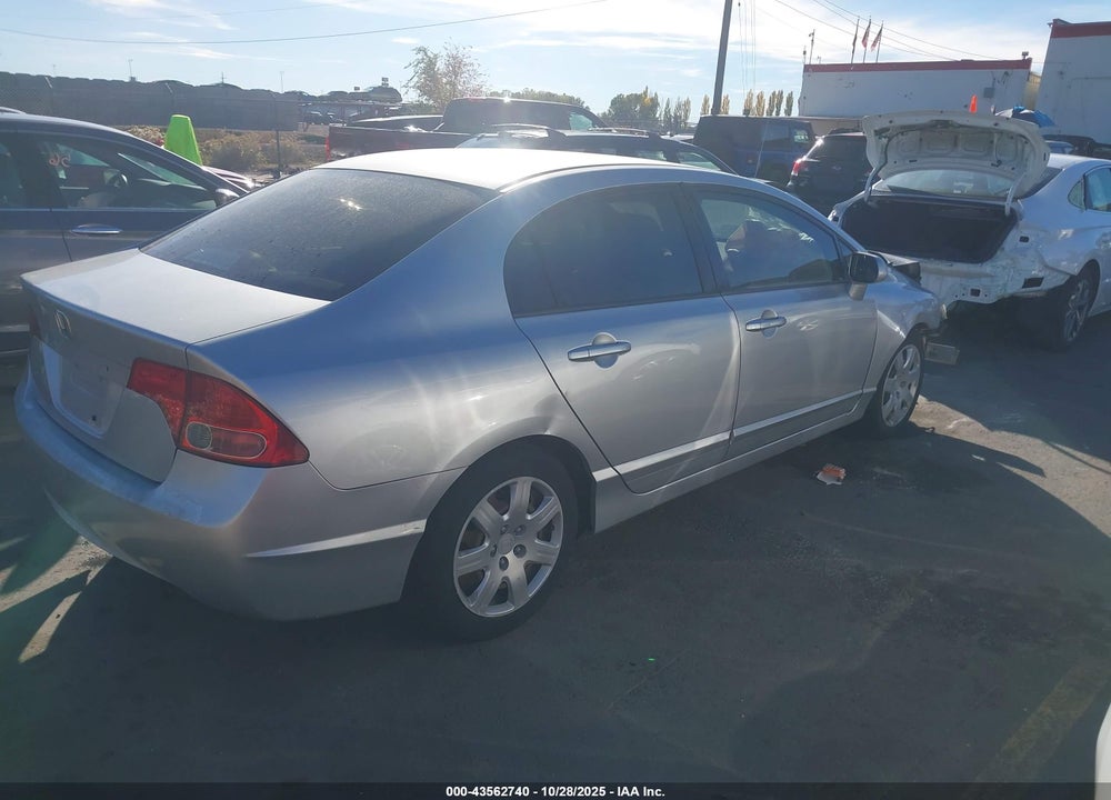 2007 HONDA CIVIC LX VIN: 2HGFA16507H303948