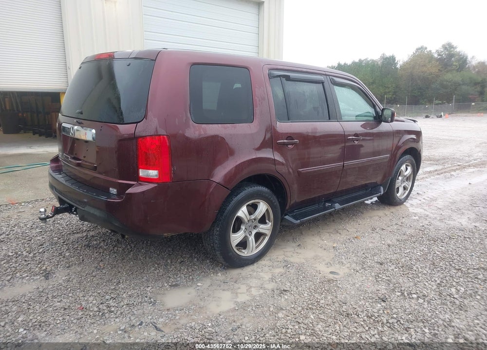 2012 HONDA PILOT VIN: 5FNYF3H63CB028800