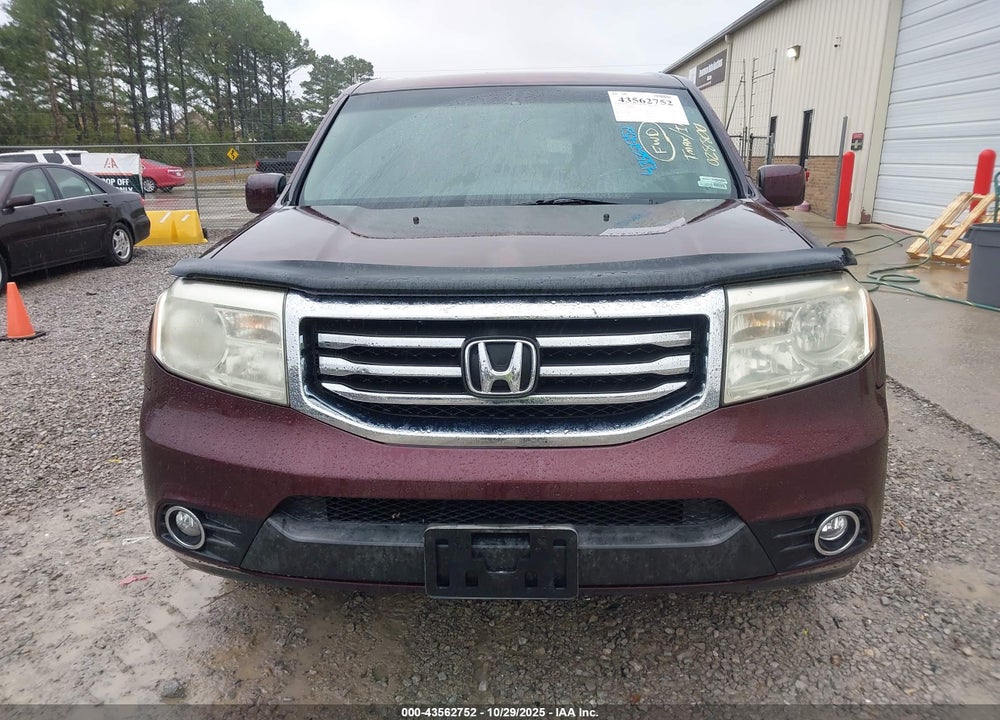 2012 HONDA PILOT VIN: 5FNYF3H63CB028800