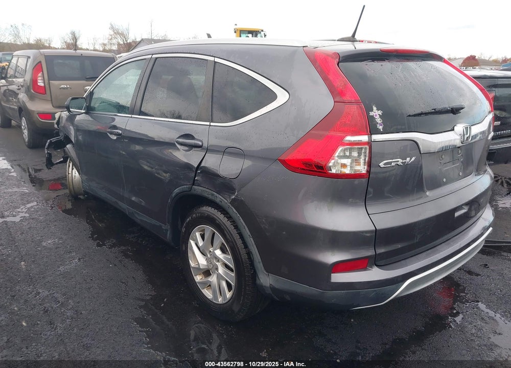2015 HONDA CR-V EX-L VIN: 5J6RM4H74FL044038