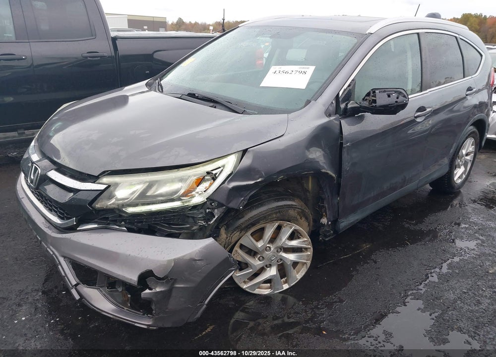 2015 HONDA CR-V EX-L VIN: 5J6RM4H74FL044038
