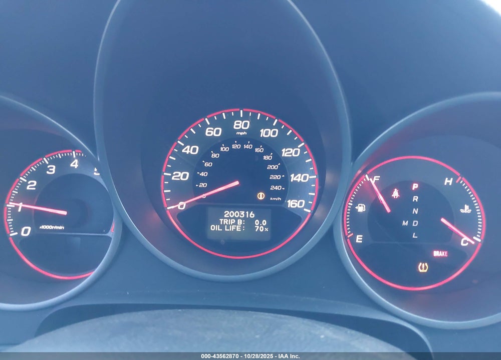 2007 ACURA TL TYPE S VIN: 19UUA76597A046801
