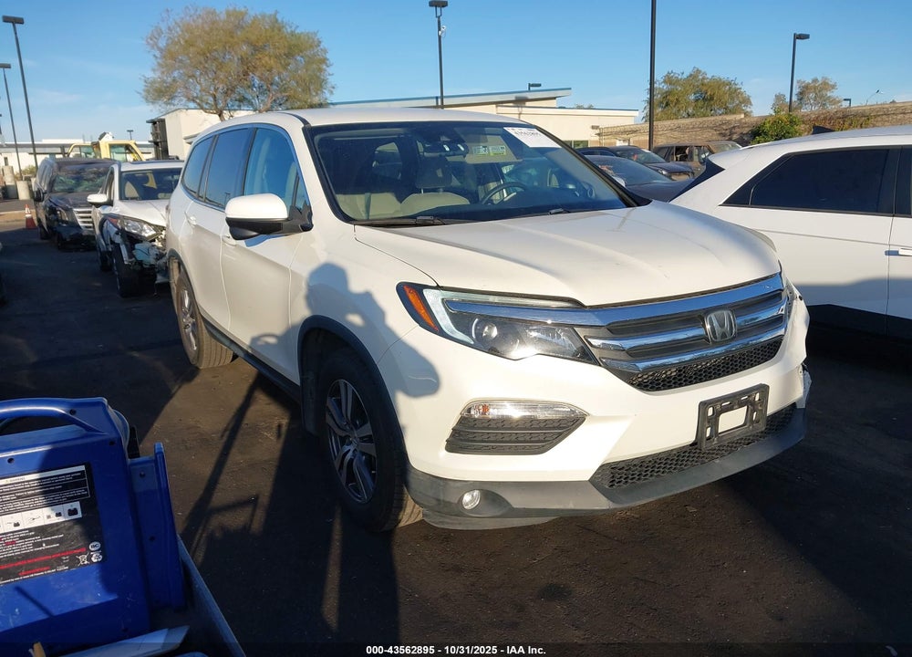 2016 HONDA PILOT EX VIN: 5FNYF5H46GB024143