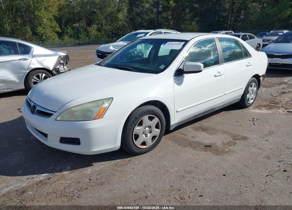 2007 HONDA ACCORD 2.4 LX VIN: 3HGCM56427G711635