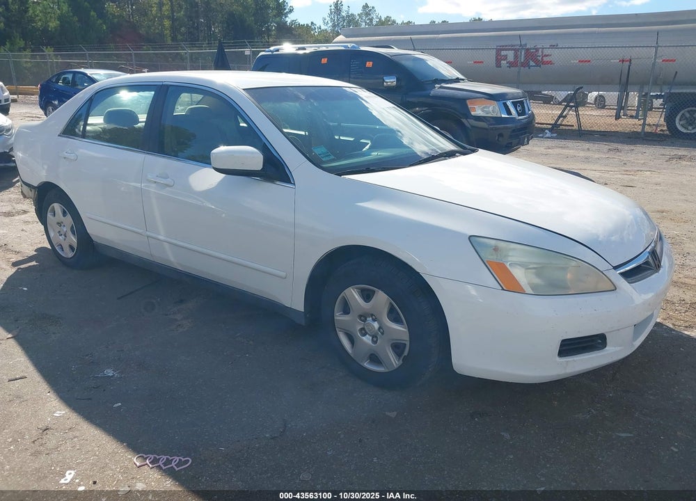 2007 HONDA ACCORD 2.4 LX VIN: 3HGCM56427G711635
