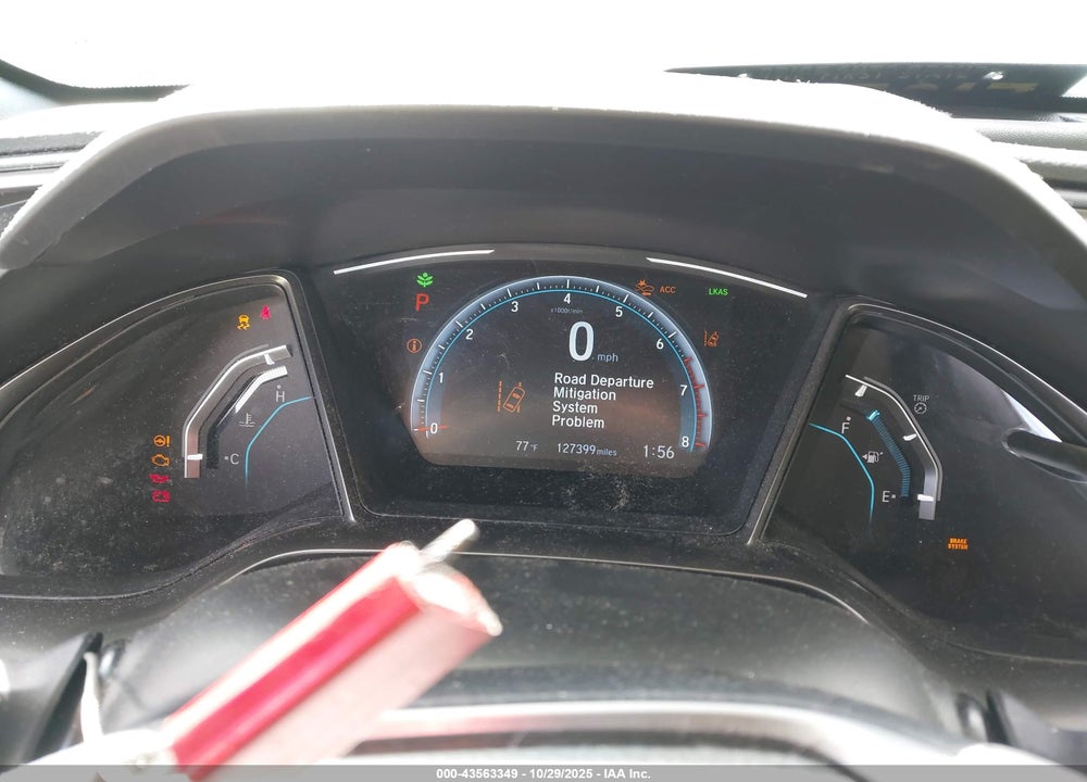 2019 HONDA CIVIC VIN: SHHFK7H64KU408123