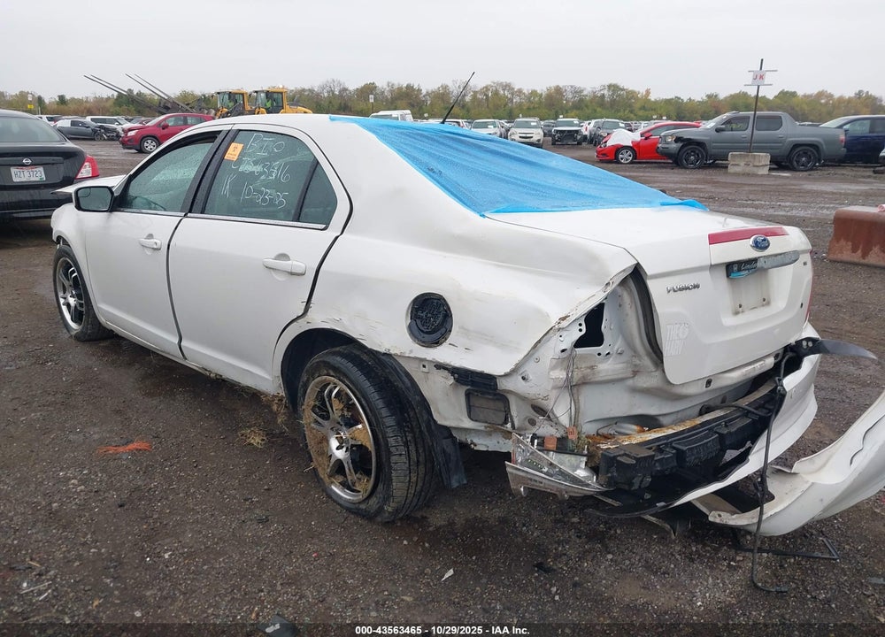 2011 FORD FUSION VIN: 3FAHP0HA6BR180413