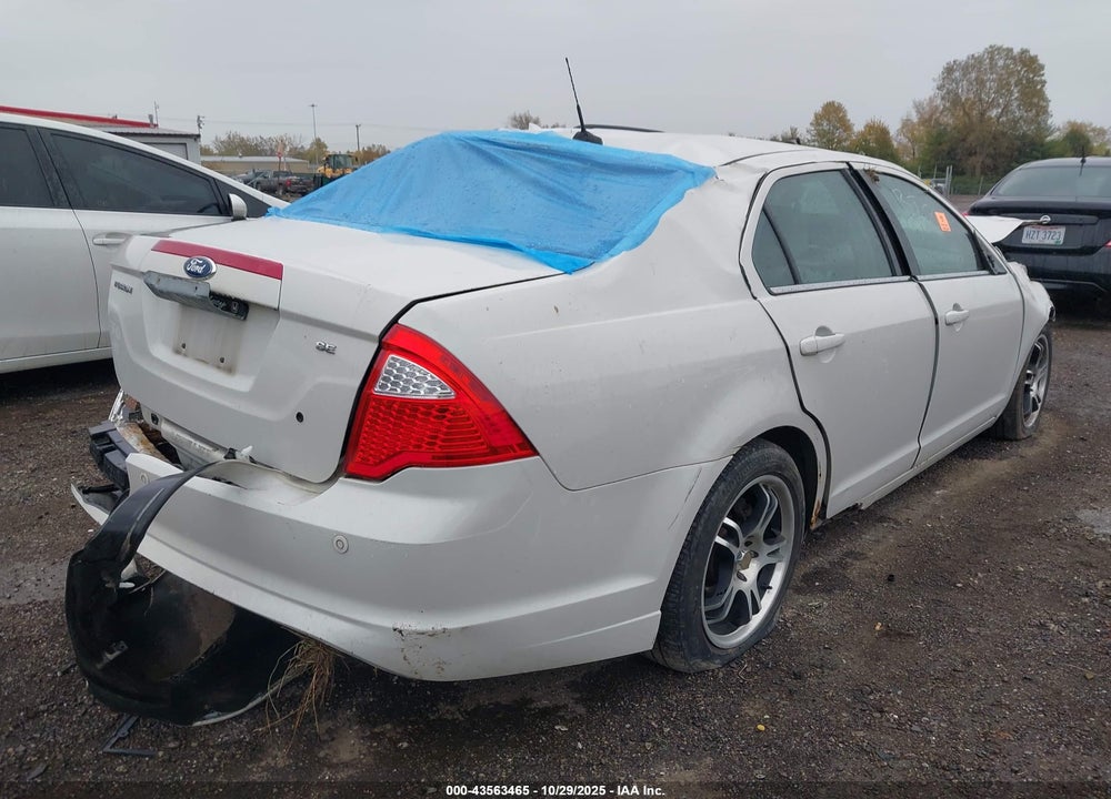 2011 FORD FUSION VIN: 3FAHP0HA6BR180413