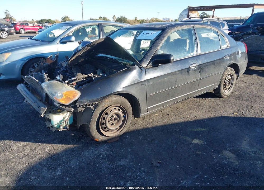 2002 HONDA CIVIC VIN: JHMES16532S000105