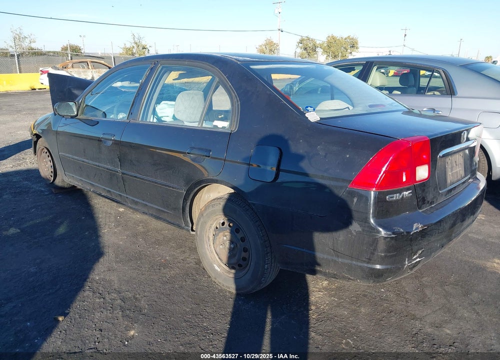 2002 HONDA CIVIC VIN: JHMES16532S000105