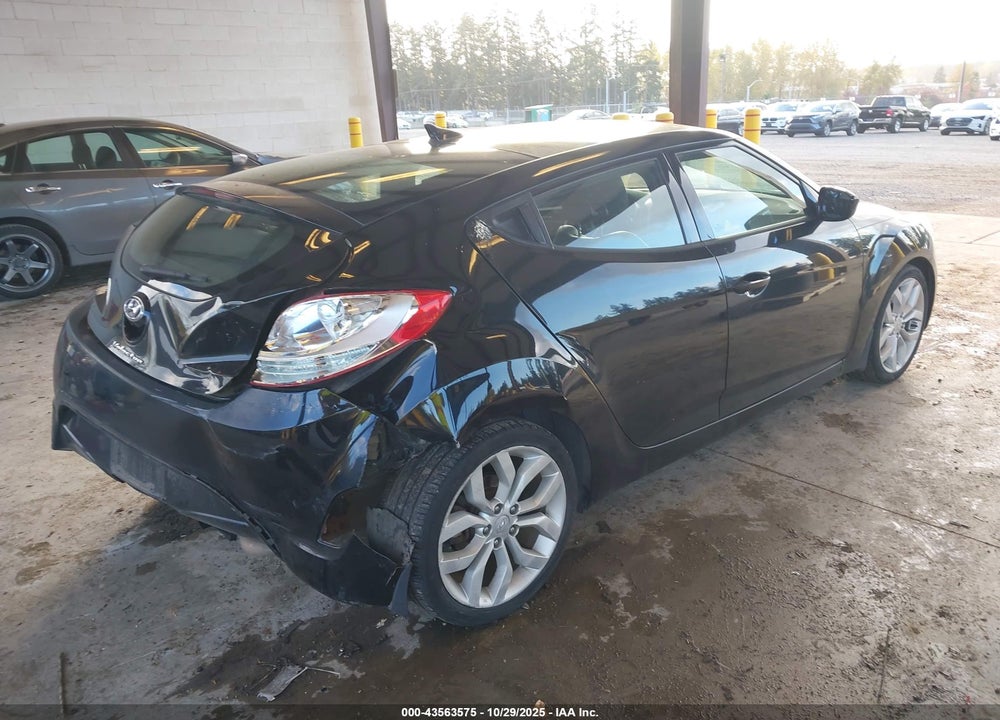 2013 HYUNDAI VELOSTER BASE W/BLACK VIN: KMHTC6ADXDU138664