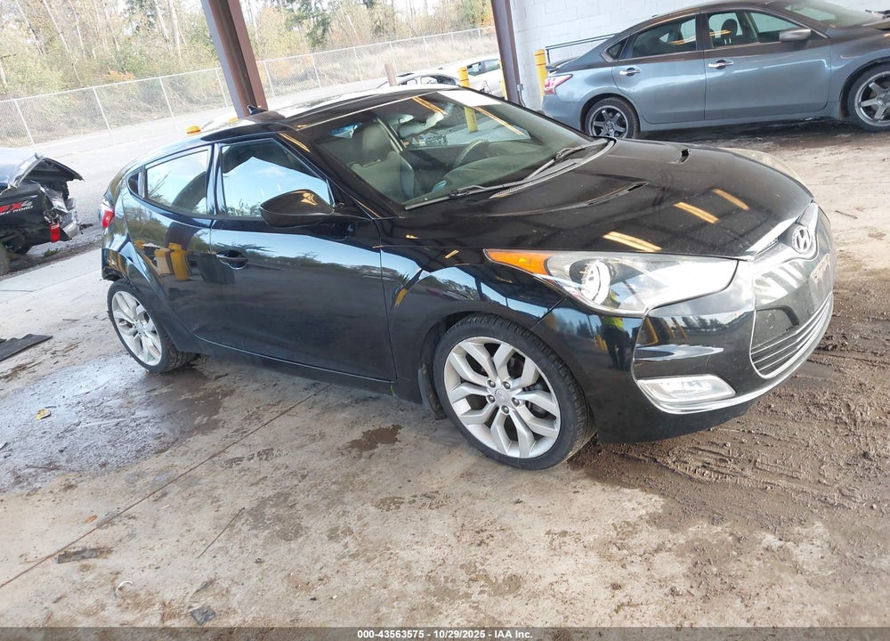 2013 HYUNDAI VELOSTER BASE W/BLACK VIN: KMHTC6ADXDU138664
