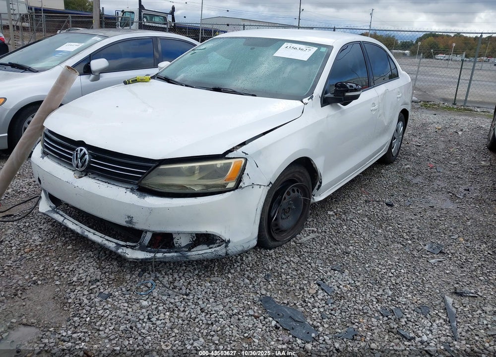 2012 VOLKSWAGEN JETTA 2.5L SE VIN: 3VWDX7AJ5CM340448
