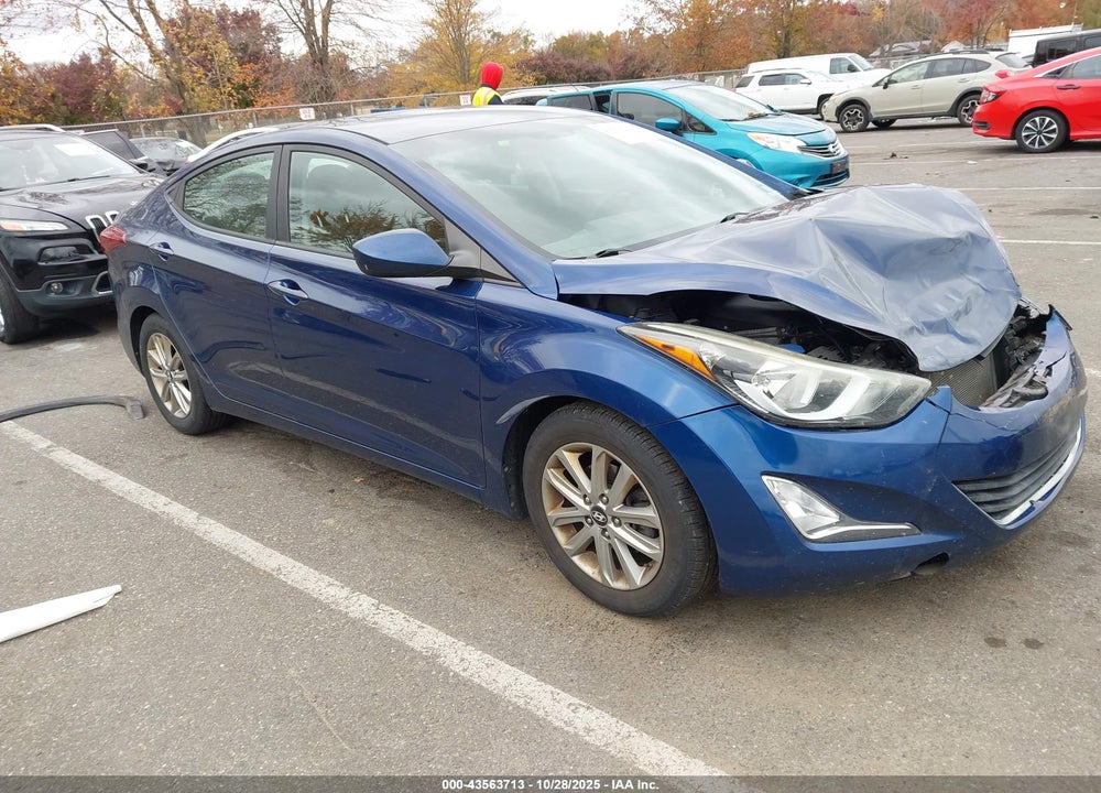 2016 HYUNDAI ELANTRA SE VIN: 5NPDH4AE0GH660967