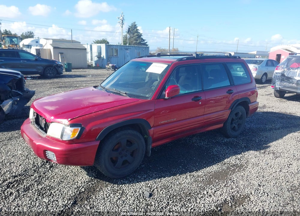 2002 SUBARU FORESTER S VIN: JF1SF65662H713647