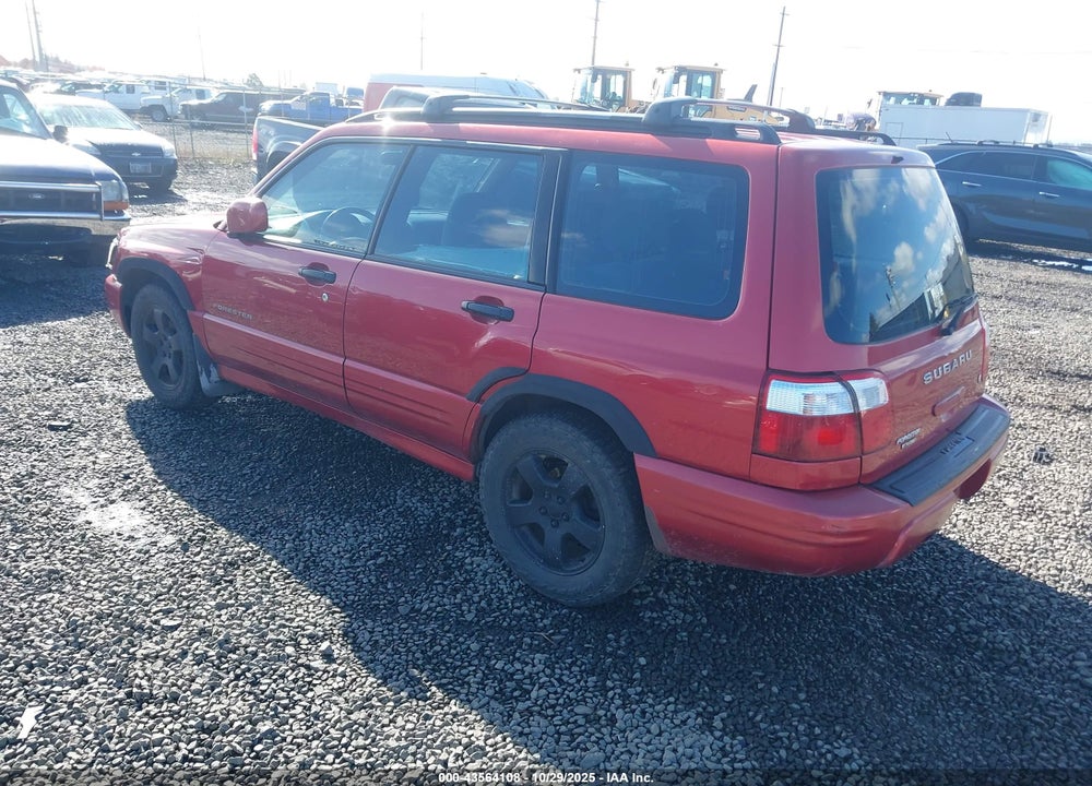 2002 SUBARU FORESTER S VIN: JF1SF65662H713647