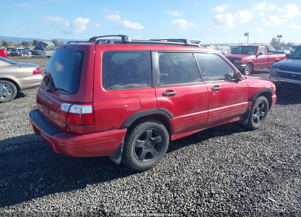 2002 SUBARU FORESTER S VIN: JF1SF65662H713647