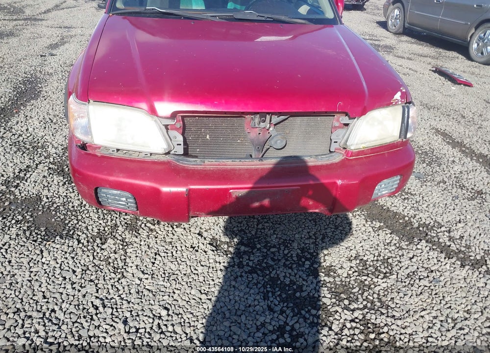 2002 SUBARU FORESTER S VIN: JF1SF65662H713647