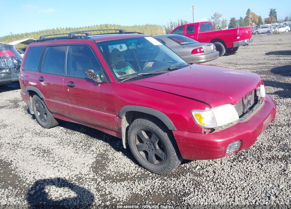 2002 SUBARU FORESTER S VIN: JF1SF65662H713647