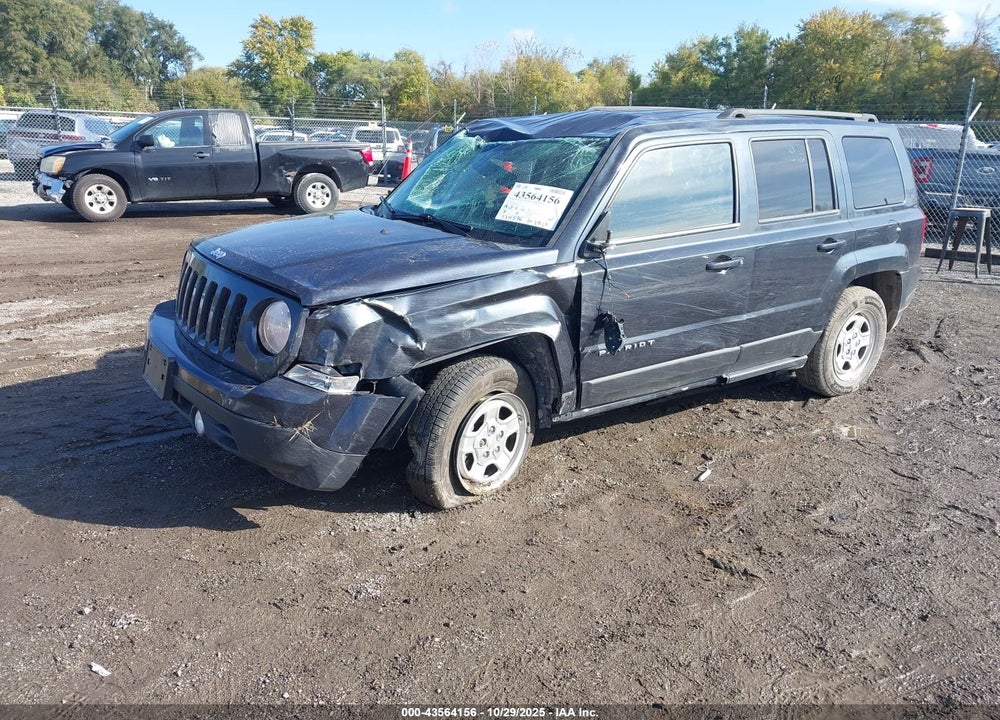 2015 JEEP PATRIOT SPORT VIN: 1C4NJRBB8FD283657