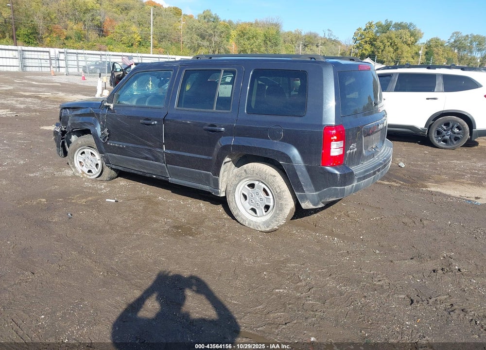 2015 JEEP PATRIOT SPORT VIN: 1C4NJRBB8FD283657