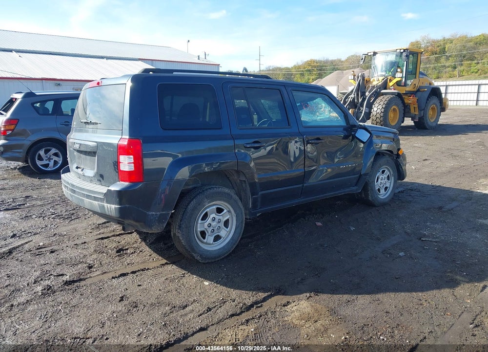2015 JEEP PATRIOT SPORT VIN: 1C4NJRBB8FD283657
