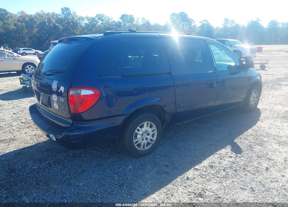 2005 DODGE GRAND CARAVAN SE VIN: 2D4GP24R55R298320