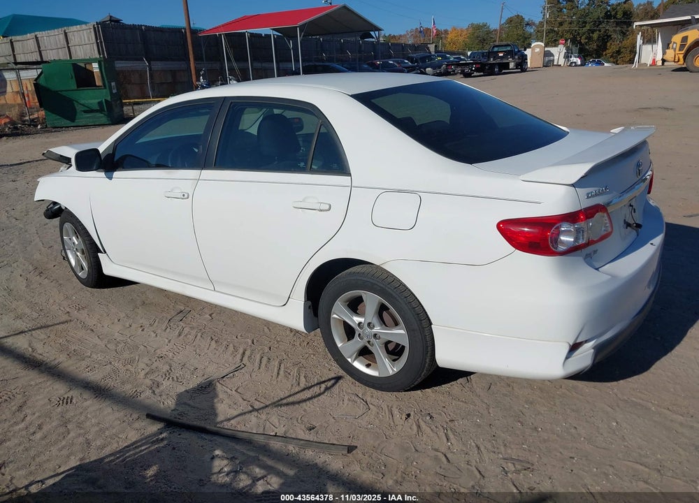 2011 TOYOTA COROLLA S VIN: 2T1BU4EE7BC583538