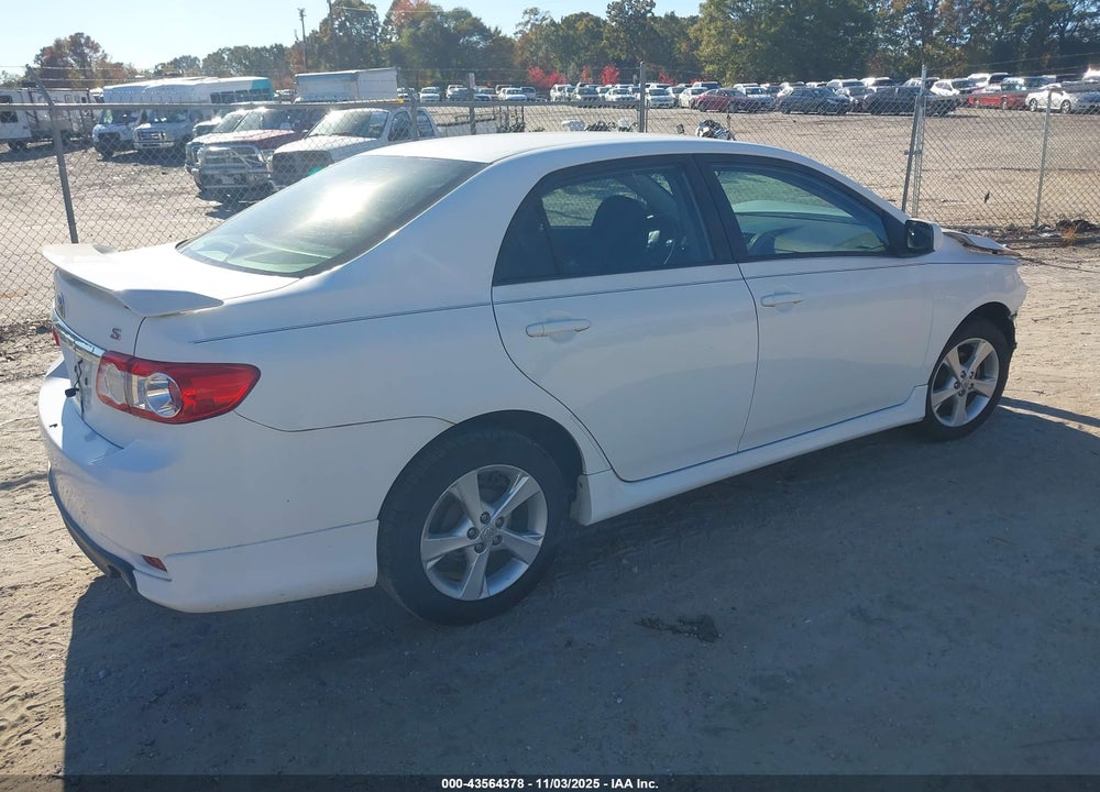2011 TOYOTA COROLLA S VIN: 2T1BU4EE7BC583538