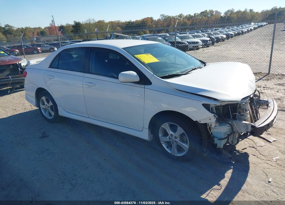 2011 TOYOTA COROLLA S VIN: 2T1BU4EE7BC583538