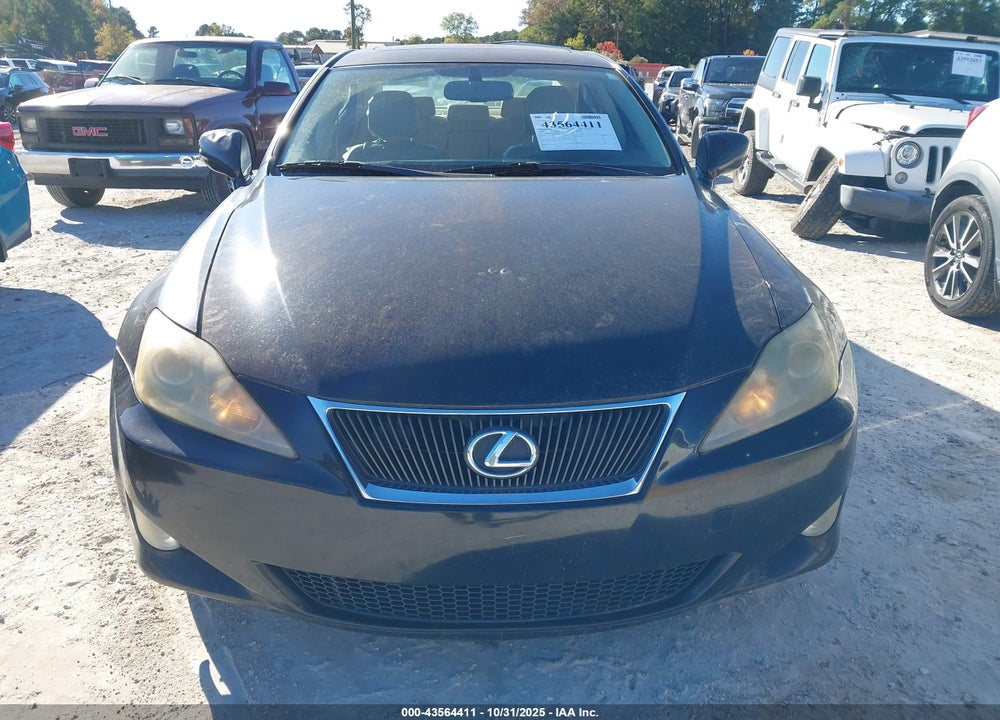 2006 LEXUS IS 250 VIN: JTHBK262562011756