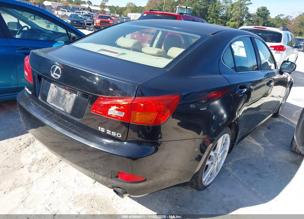 2006 LEXUS IS 250 VIN: JTHBK262562011756