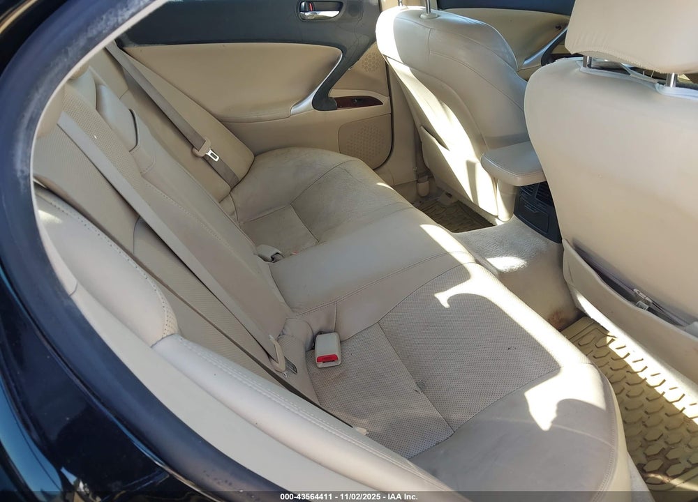 2006 LEXUS IS 250 VIN: JTHBK262562011756