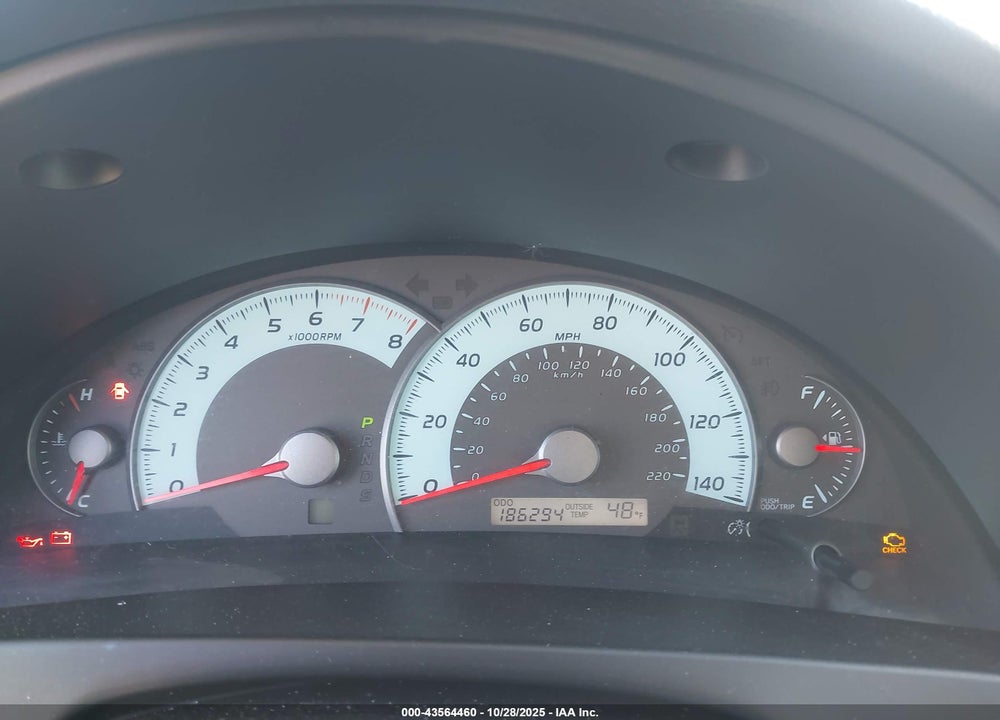 2010 TOYOTA CAMRY SE VIN: 4T1BF3EK5AU098693