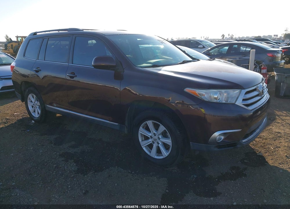 2012 TOYOTA HIGHLANDER BASE V6 VIN: 5TDZK3EHXCS079065
