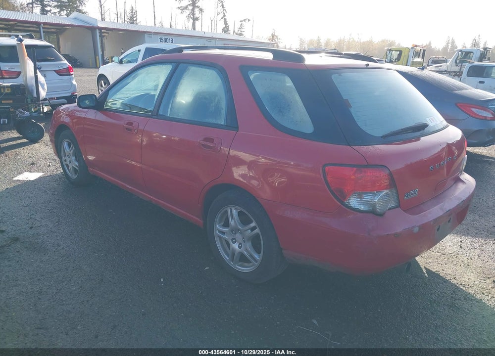 2005 SUBARU IMPREZA 2.5RS VIN: JF1GG67525H816883