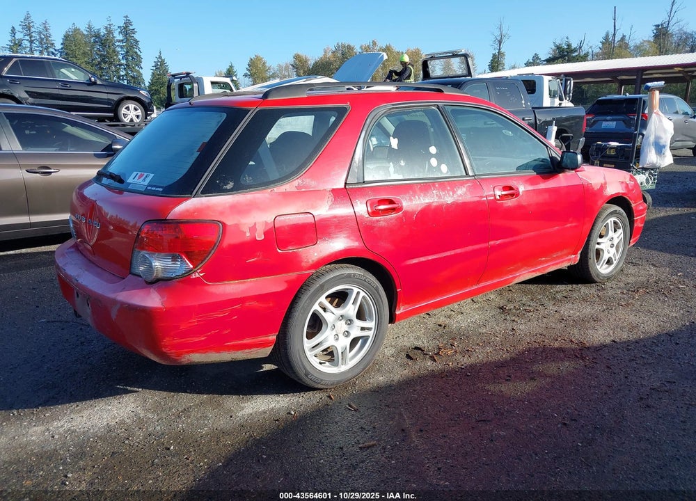 2005 SUBARU IMPREZA 2.5RS VIN: JF1GG67525H816883