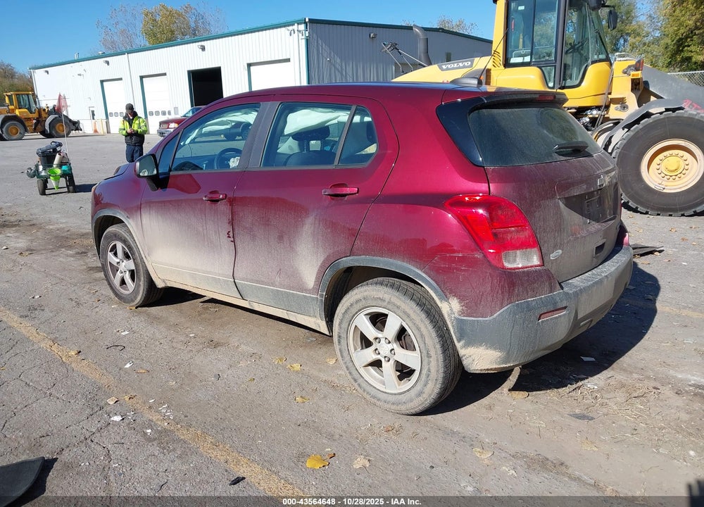 2016 CHEVROLET TRAX 1LS VIN: 3GNCJNSB1GL253631