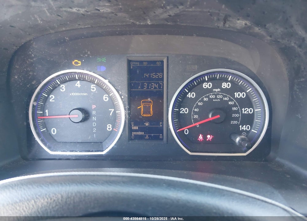 2011 HONDA CR-V LX VIN: JHLRE4H38BC016420