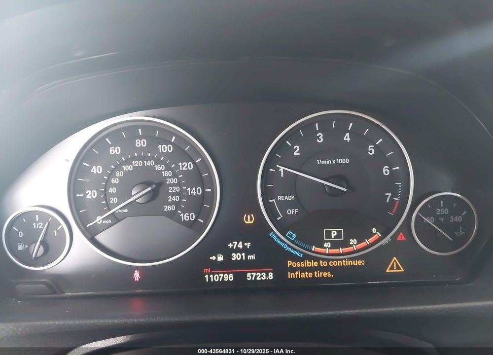 2016 BMW 320I VIN: WBA8E1G58GNT37652