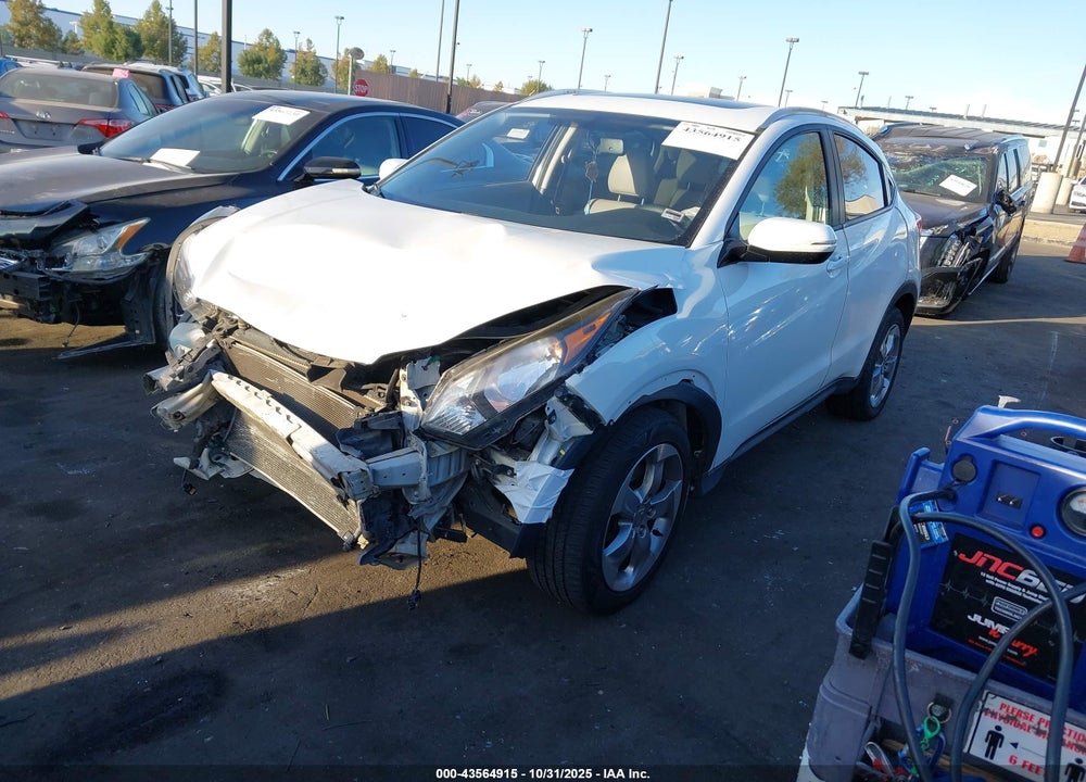 2016 HONDA HR-V EX-L VIN: 3CZRU6H7XGM769705