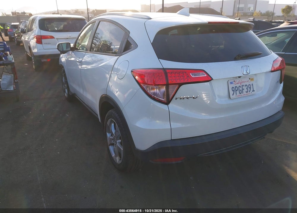 2016 HONDA HR-V EX-L VIN: 3CZRU6H7XGM769705
