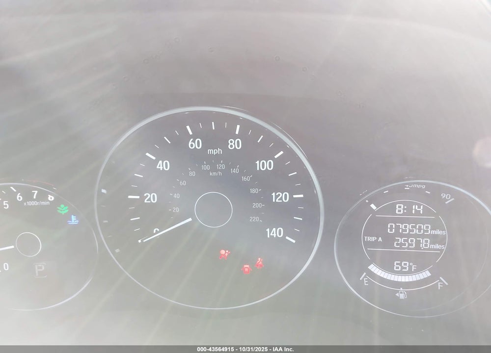 2016 HONDA HR-V EX-L VIN: 3CZRU6H7XGM769705