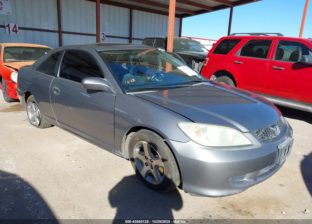 2005 HONDA CIVIC EX VIN: 1HGEM22935L077356