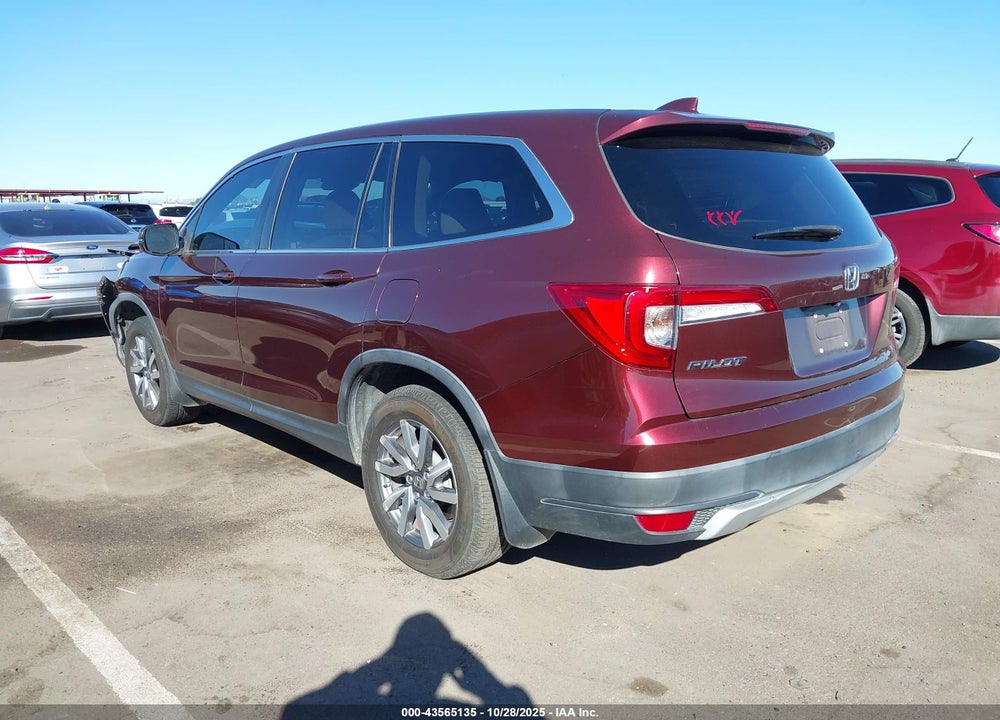 2019 HONDA PILOT EX VIN: 5FNYF5H36KB045672