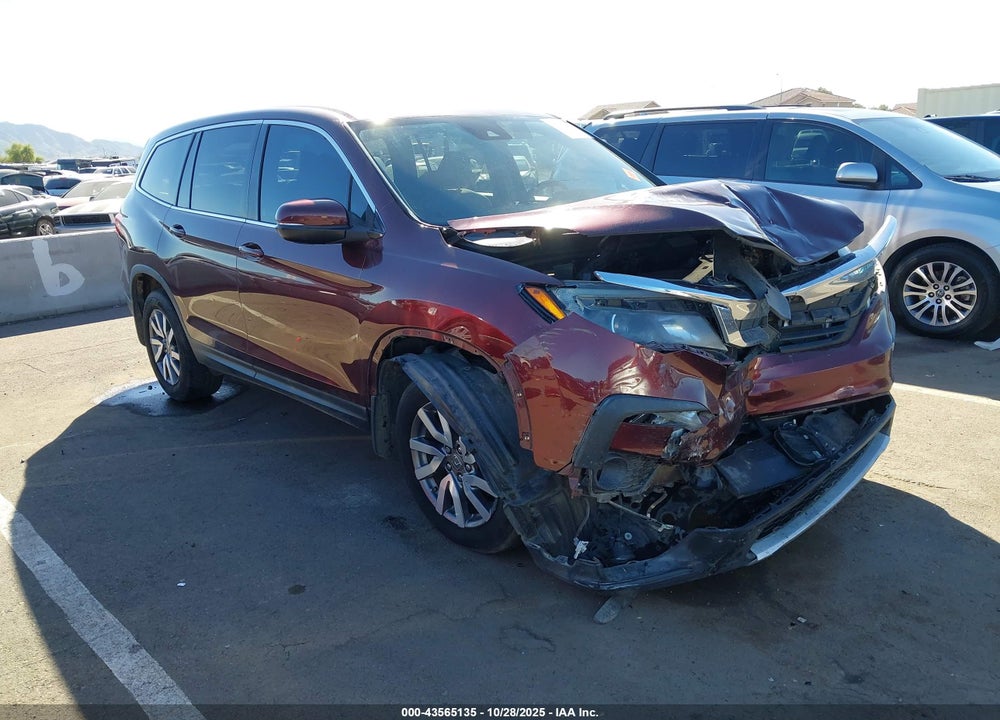 2019 HONDA PILOT EX VIN: 5FNYF5H36KB045672