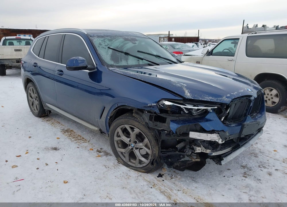 2022 BMW X3 XDRIVE30I VIN: 5UX53DP07N9L16667